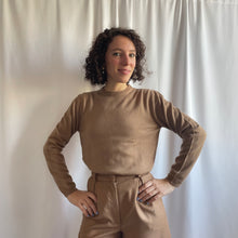 Carica l'immagine nel visualizzatore di Gallery, Maglioncino Cashmere Cammello taglia M