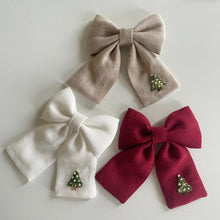 Carica l'immagine nel visualizzatore di Gallery, Fiocchi per Capelli Albero di Natale