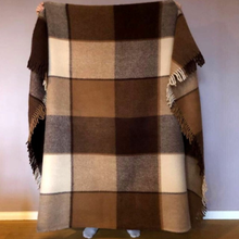 Carica l'immagine nel visualizzatore di Gallery, Tartan Plaid in lana riciclata MAXI (PRONTA CONSEGNA)