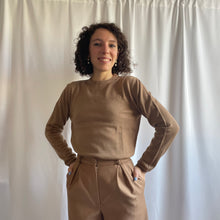 Carica l'immagine nel visualizzatore di Gallery, Maglioncino Cashmere Cammello taglia M