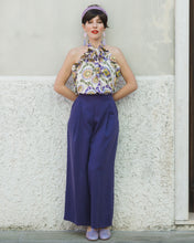 Carica l'immagine nel visualizzatore di Gallery, Pantalone Viola (tencel)