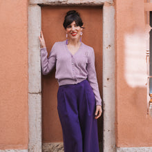 Carica l'immagine nel visualizzatore di Gallery, Pantalone Viola (tencel)