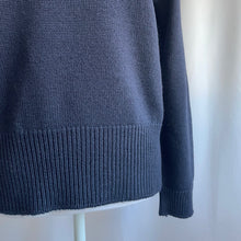 Carica l'immagine nel visualizzatore di Gallery, Maglione Abbraccio di lana Taglia M/L (azzurro e cammello)