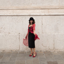 Load image into Gallery viewer, Soprabito in seta Moulin Rouge