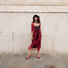 Load image into Gallery viewer, Soprabito in seta Moulin Rouge