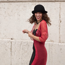 Load image into Gallery viewer, Soprabito in seta Moulin Rouge