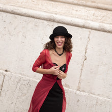 Load image into Gallery viewer, Soprabito in seta Moulin Rouge