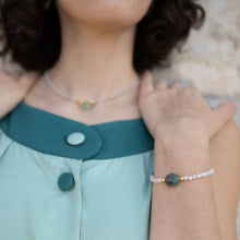 Carica l'immagine nel visualizzatore di Gallery, Braccialetto Agata Muschiata