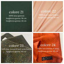 Carica l'immagine nel visualizzatore di Gallery, GONNA PASSEGGIATA (PEZZI UNICI)