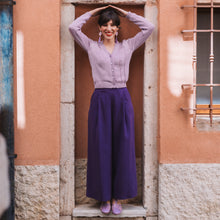 Carica l'immagine nel visualizzatore di Gallery, Pantalone Viola (tencel)
