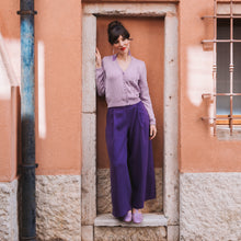 Carica l'immagine nel visualizzatore di Gallery, Pantalone Viola (tencel)
