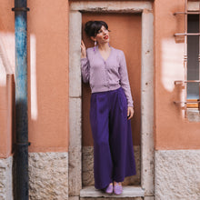 Carica l'immagine nel visualizzatore di Gallery, Pantalone Viola (tencel)

