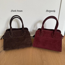 Carica l'immagine nel visualizzatore di Gallery, Borsa Grammofono Suede (3 colori PREORDINE)
