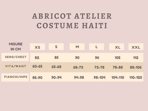 Costume intero Haiti - Abricot Atelier
