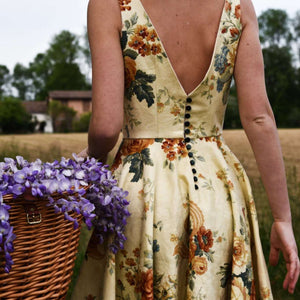 Abito Suzanne - Abricot Atelier