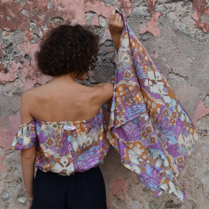 Foulard Joe - Abricot Atelier